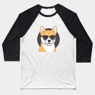 Shiba Ina Sunglasses Baseball T-Shirt